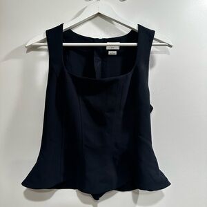Aritzia Wilfred Rhodora Bustier (navy)